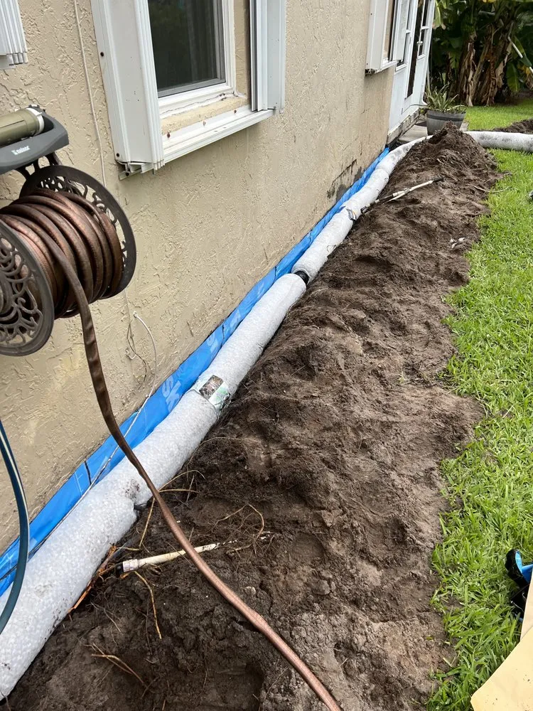 Slide of Duck Drainage & Foundations