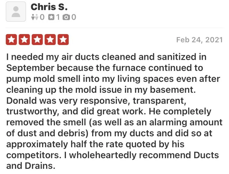 Slide of Ducts & Drains