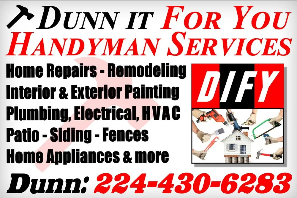 Slide of Dunn It For You services