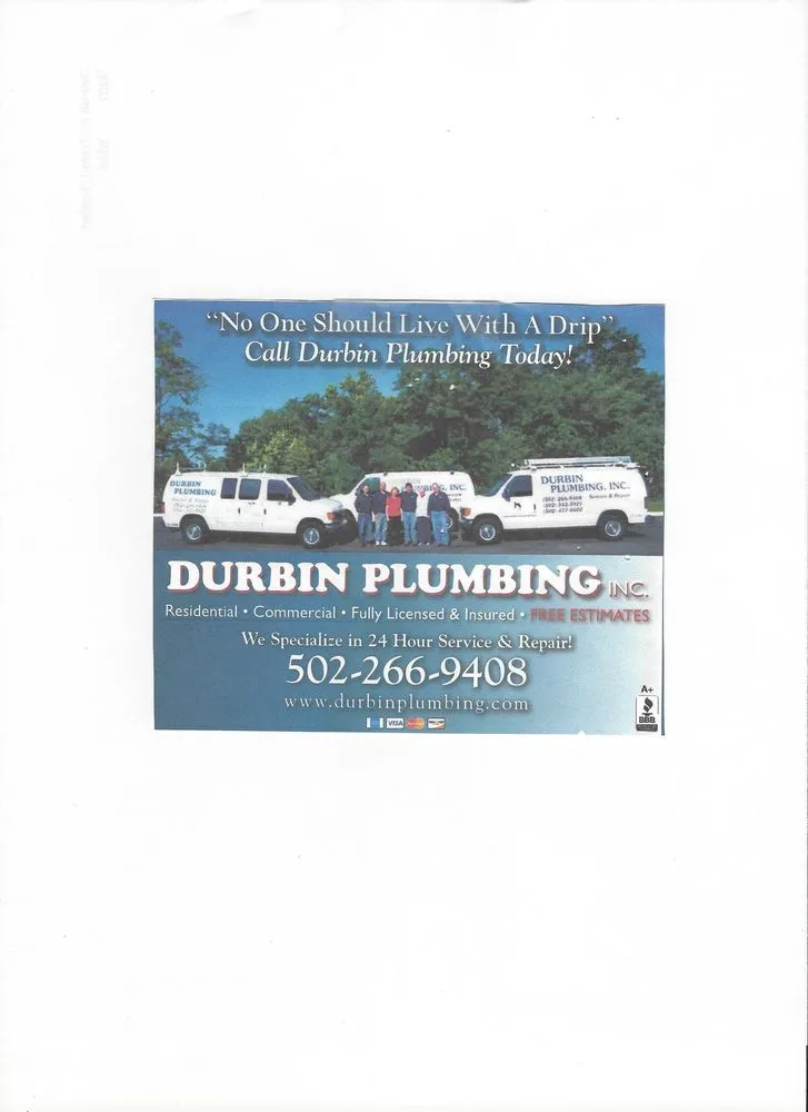 Slide of Durbin Plumbing