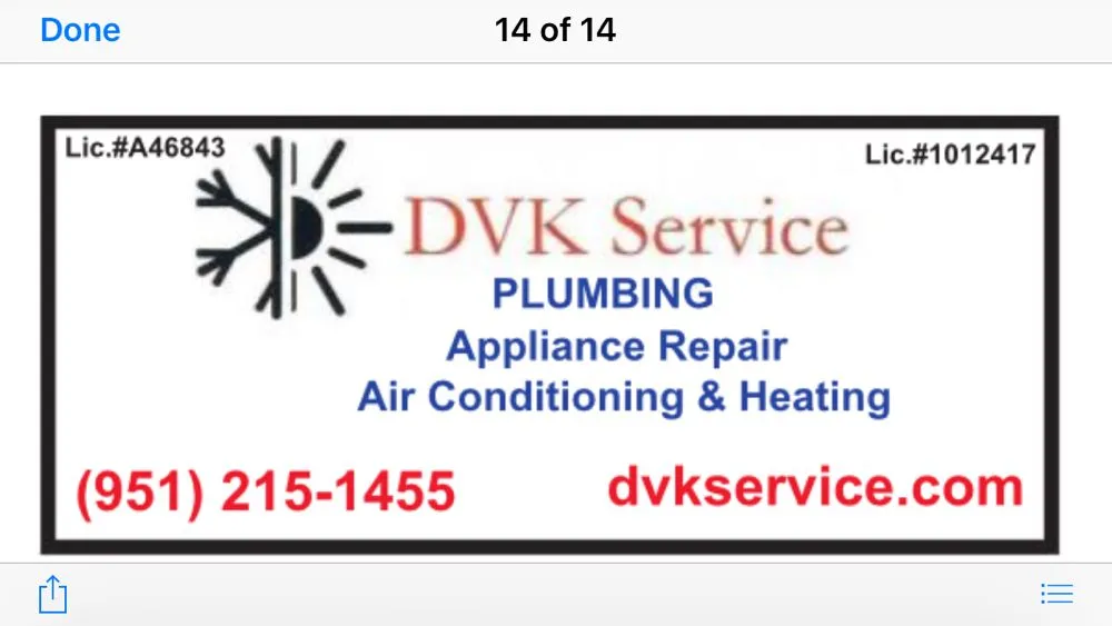 Slide of DVK Service