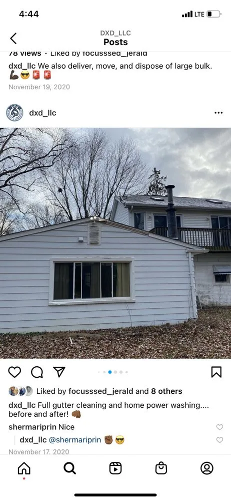 Slide of DXD Draining & Power Washing