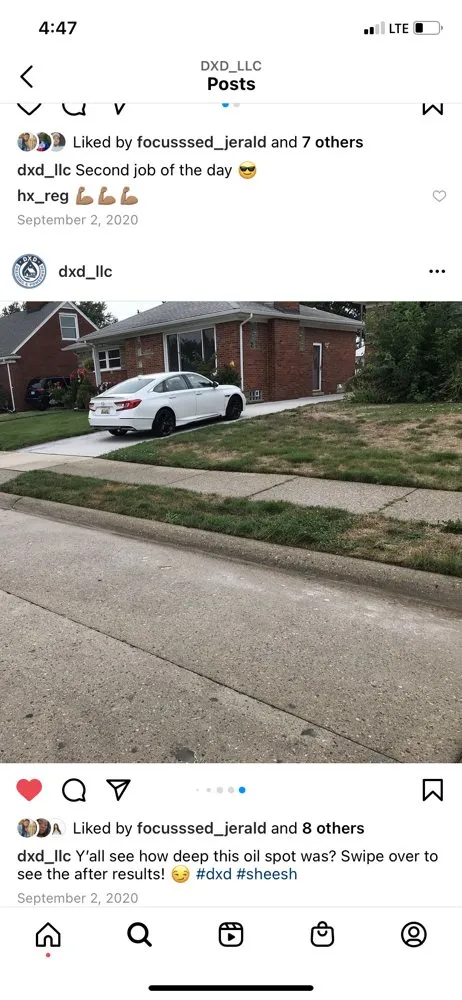 Slide of DXD Draining & Power Washing