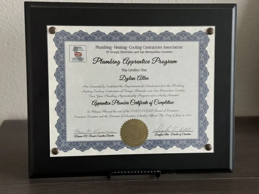 Slide of Dylans Plumbing Group