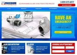 Slide of Dymek's Freedom Plumbing