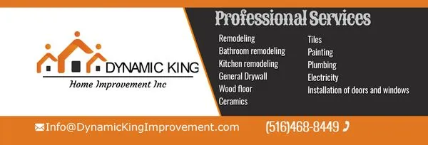 Dynamic King Home Improvement Logo