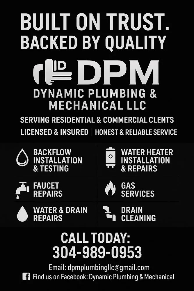 Professional water heater service for homes in Poca, WV by Dynamic Plumbing & Mechanical