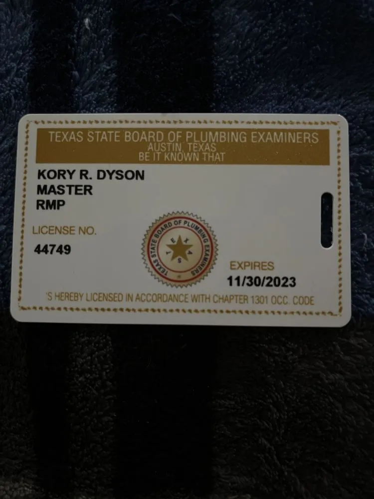 Slide of Dyson Plumbing