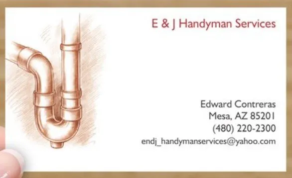 E & J Handyman Services Logo