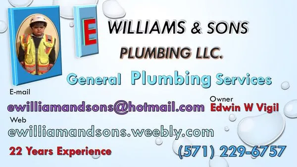 E Williams & Sons Plumbing Logo