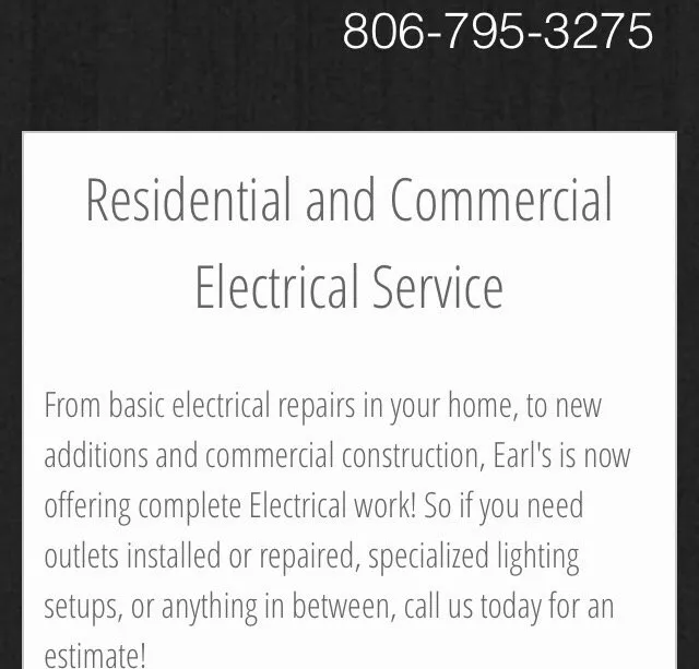 Slide of Earl's Plumbing & Air