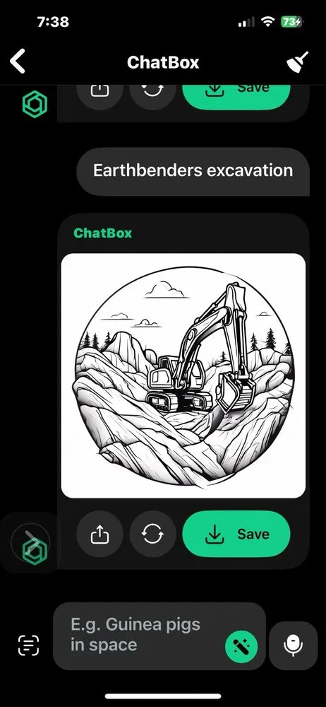 Slide of Earthbender Excavation