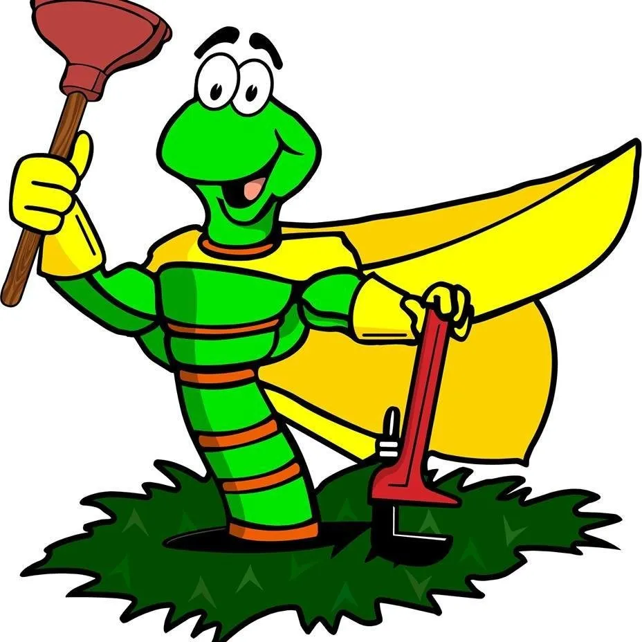 Slide of Earthworm Water Sewer Drainage