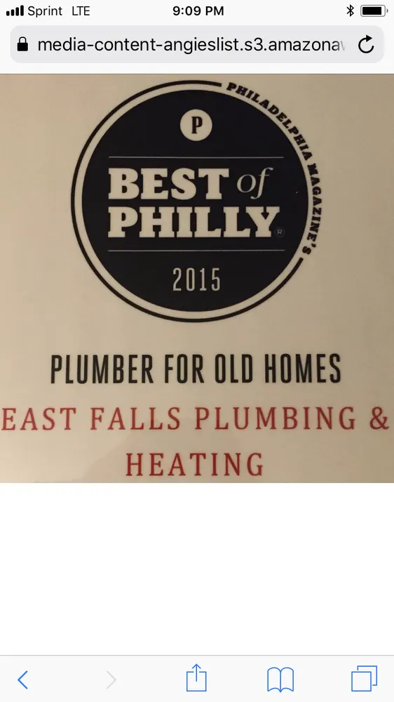 Slide of East falls plumbing and heating