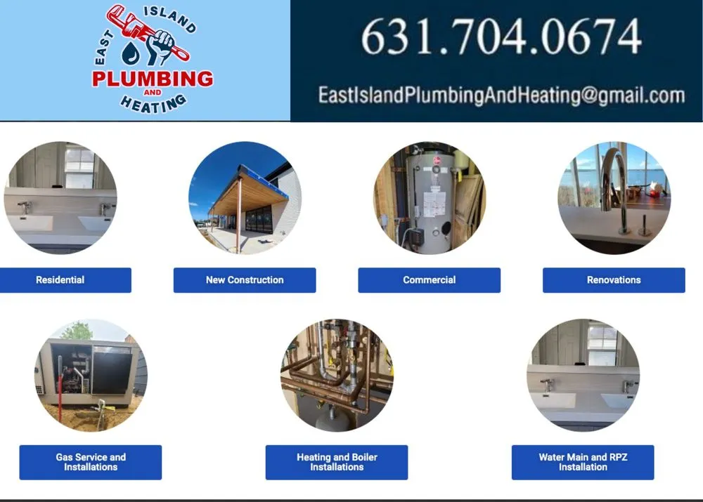 Slide of East Island Plumbing and Heating