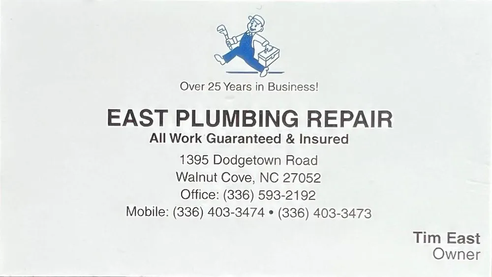 Slide of East Plumbing Repair