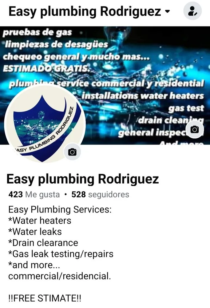 Slide of Easy plumbing Rodriguez