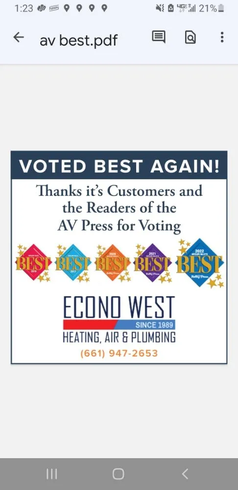 Reliable leak detection for homes in Santa Clarita, CA by Econo West Heating, Air & Plumbing