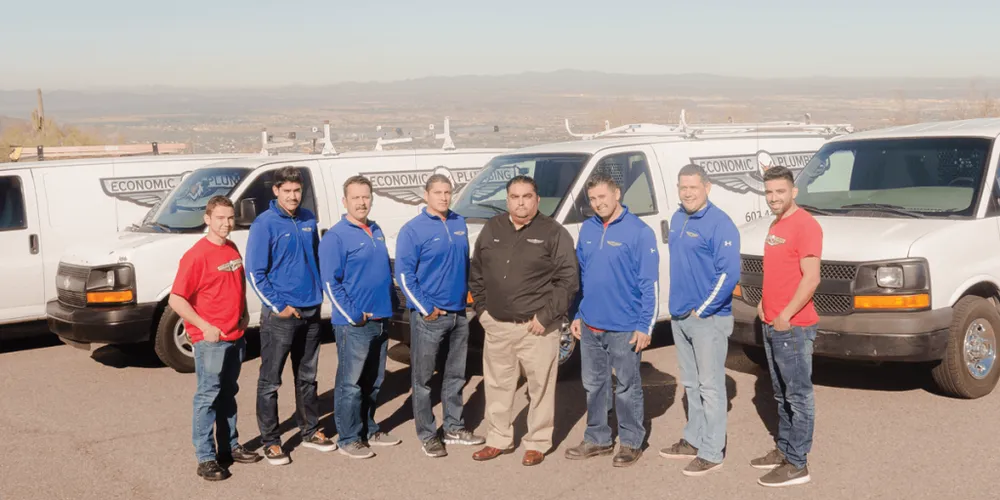 Slide of Economic Plumbing Professionals