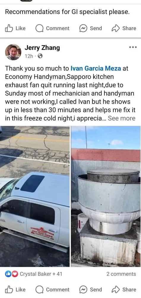 Slide of Economy Handyman Services