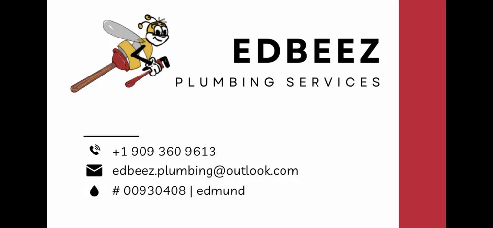 Slide of E.D. BEEZ Plumbing service