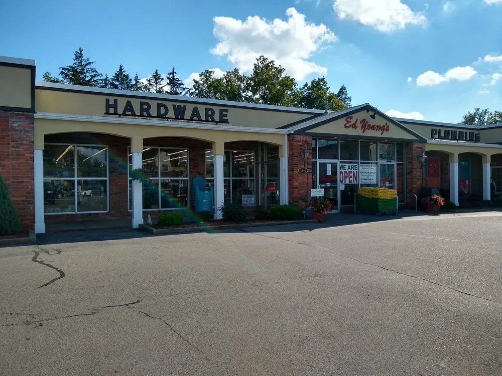 Slide of Ed Young's Plumbing Service and Hardware Store