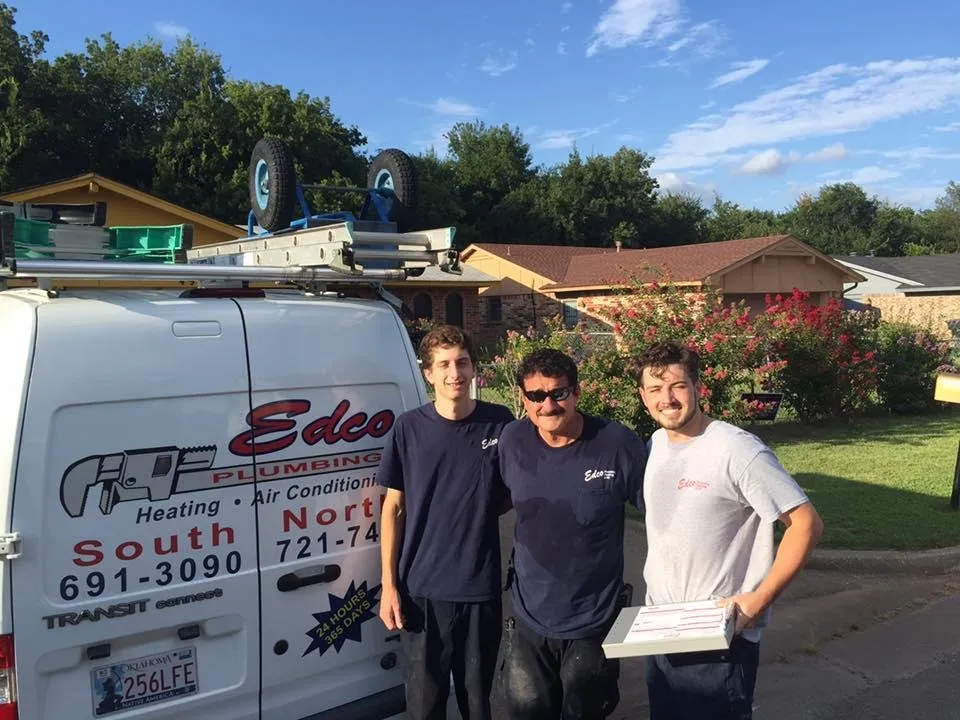 Professional water heater service in Oklahoma City, OK by Edco Plumbing Heating & Air
