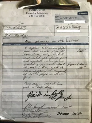 Eddie Jones Plumbing Logo