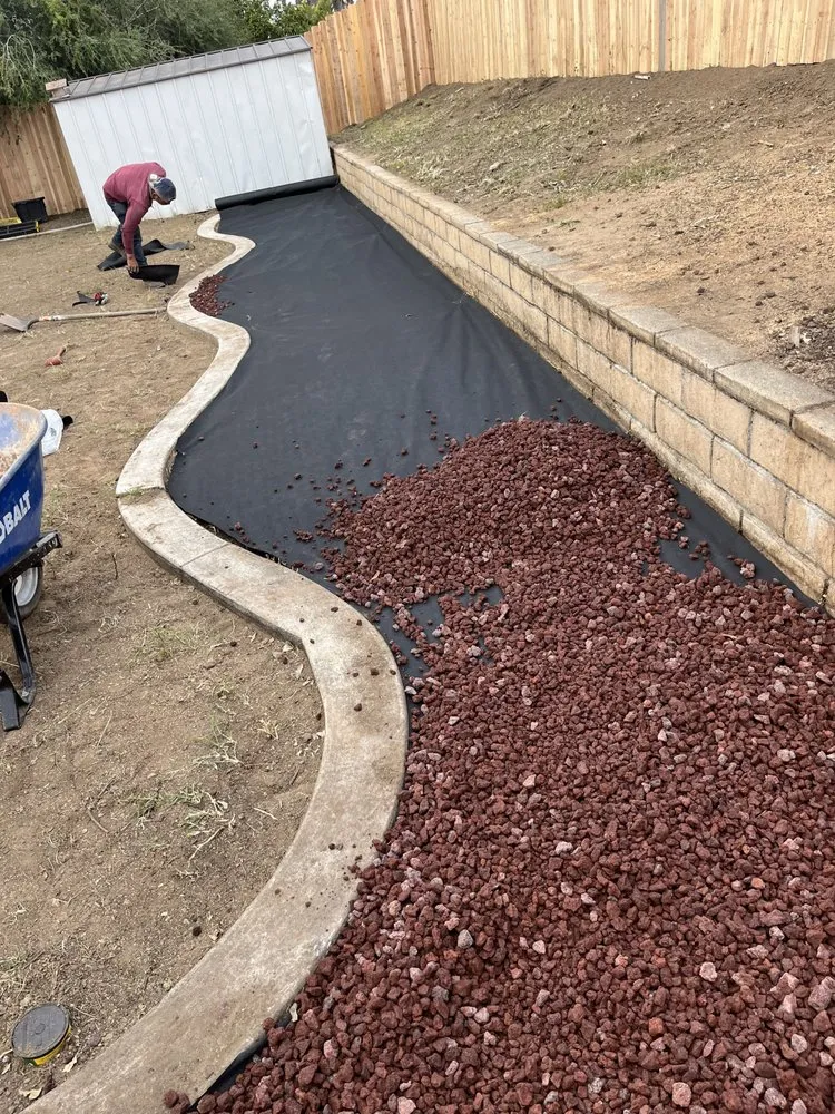 Slide of Edgar's Landscaping