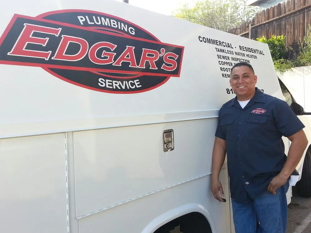 Slide of Edgar's Plumbing Service