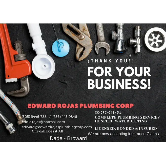 Slide of Edward Rojas Plumbing