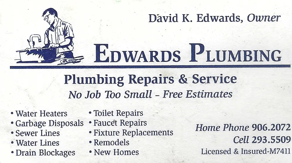 Slide of Edwards Plumbing