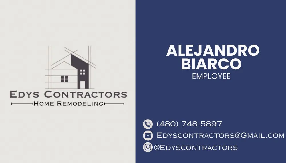 Slide of Edys Contractors