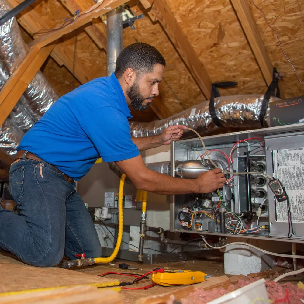 Slide of Efficient AC, Electric & Plumbing