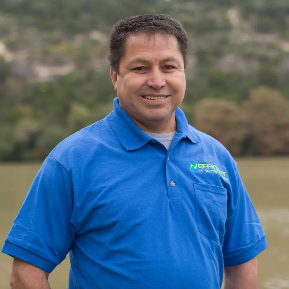 Slide of Efficient AC, Electric & Plumbing