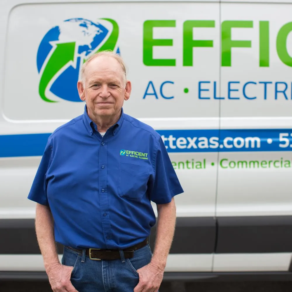 Slide of Efficient AC, Electric & Plumbing