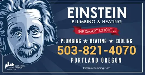 Einstein Pros Plumbing Logo