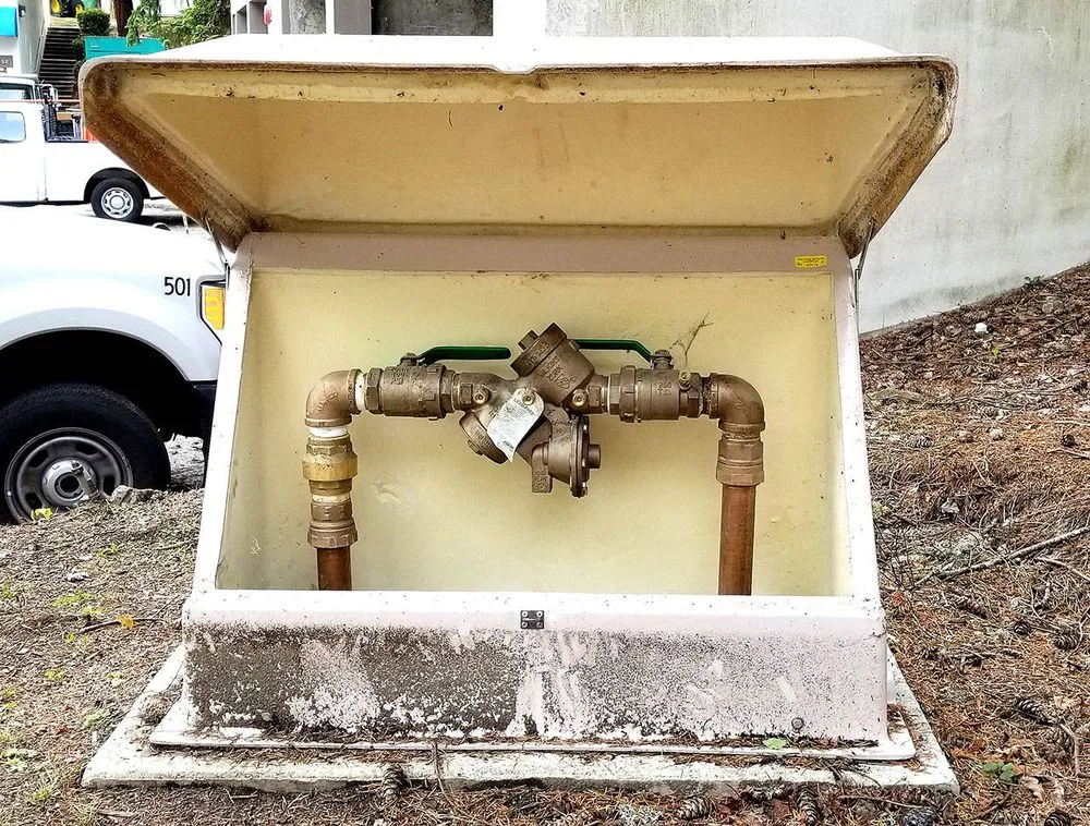 Slide of EJ Backflow Protection