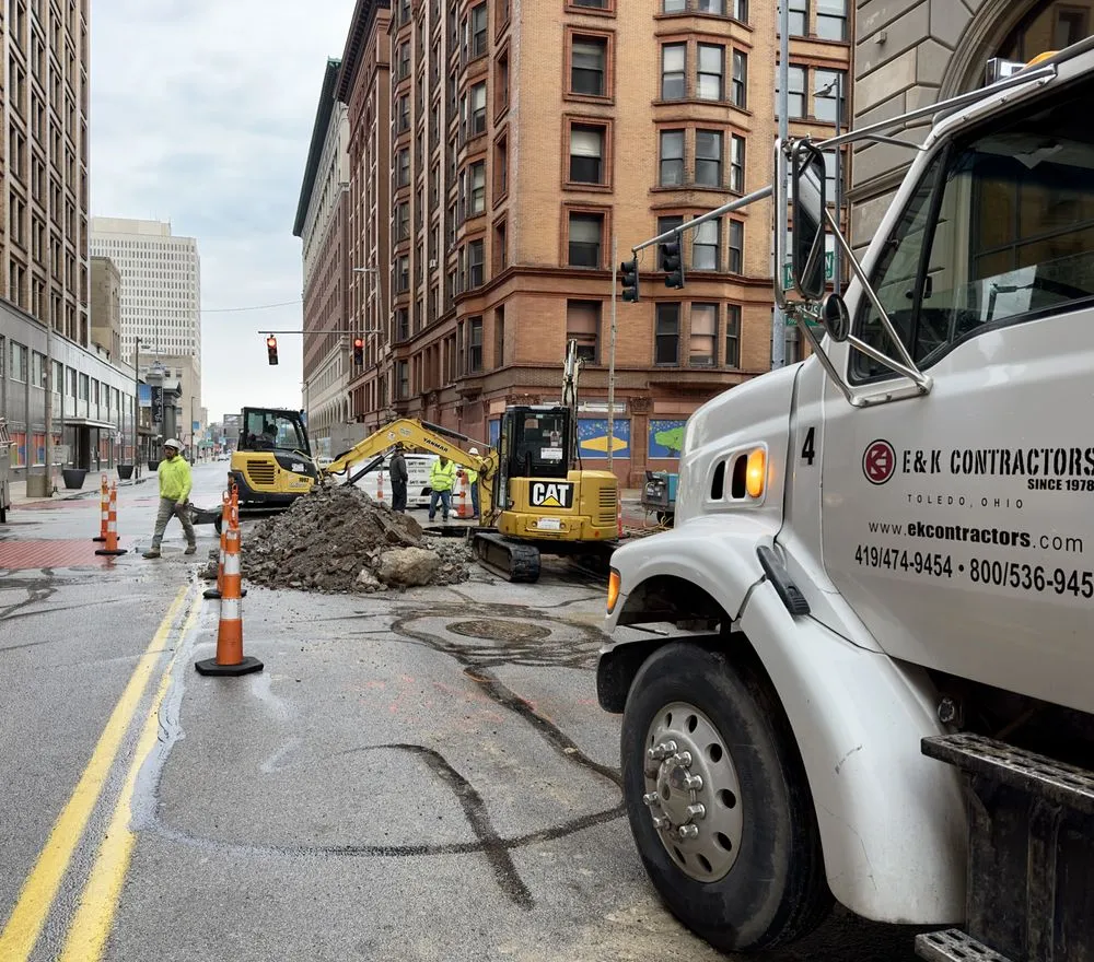 Slide of E&K Contractors