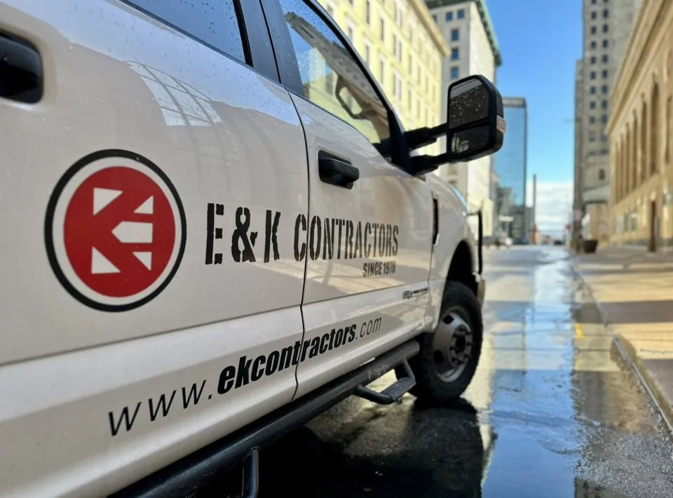 Slide of E&K Contractors
