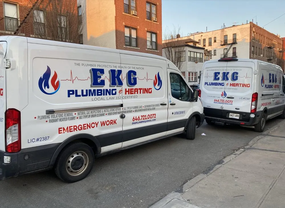 Slide of EKG Plumbing and Heating