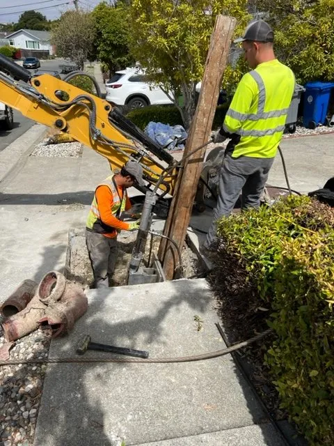 Slide of El Sobrante Sewer Repair