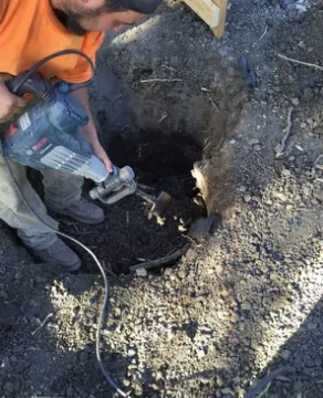 Slide of El Sobrante Sewer Repair