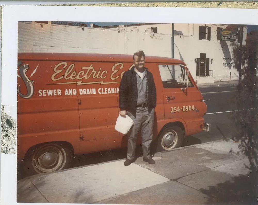 Slide of Electric EEL Sewer & Drain Cleaning