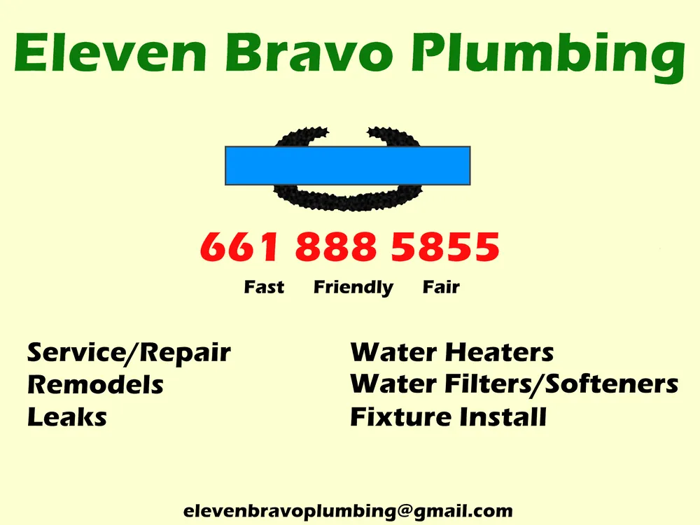 Slide of Eleven Bravo Plumbing