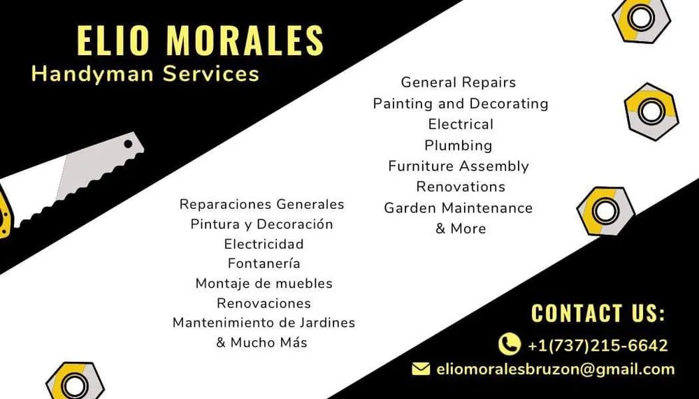 Slide of Elio Morales Handyman Services