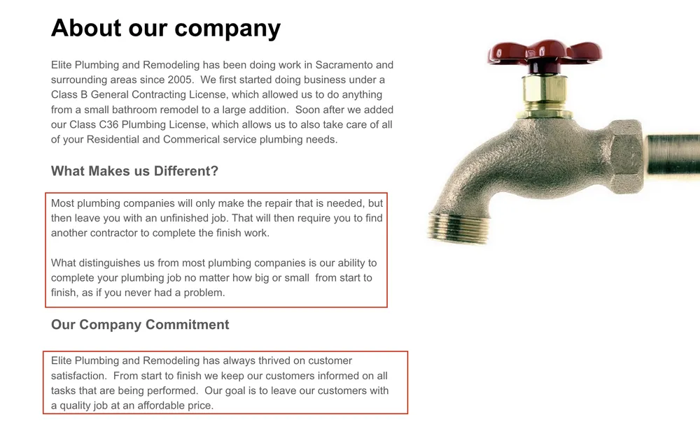 Slide of Elite Plumbing & Remodeling