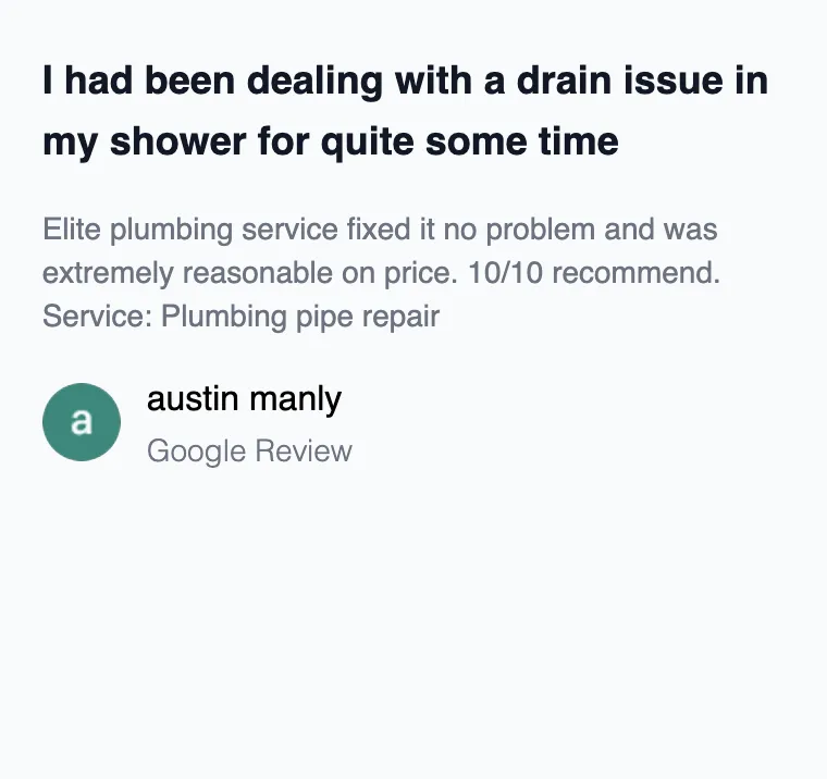 Slide of Elite Plumbing And Sewer