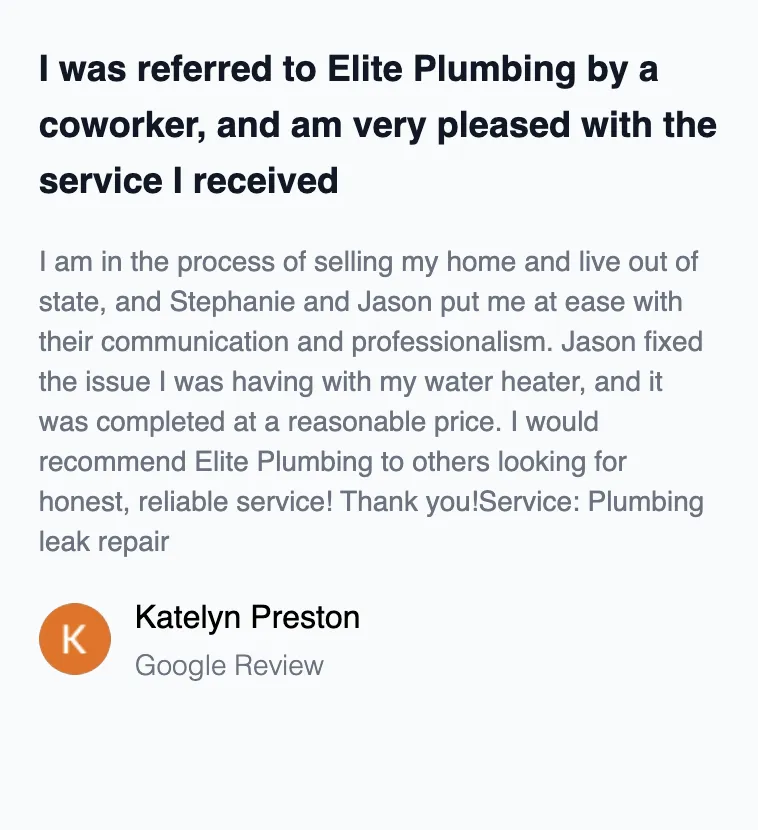 Slide of Elite Plumbing And Sewer