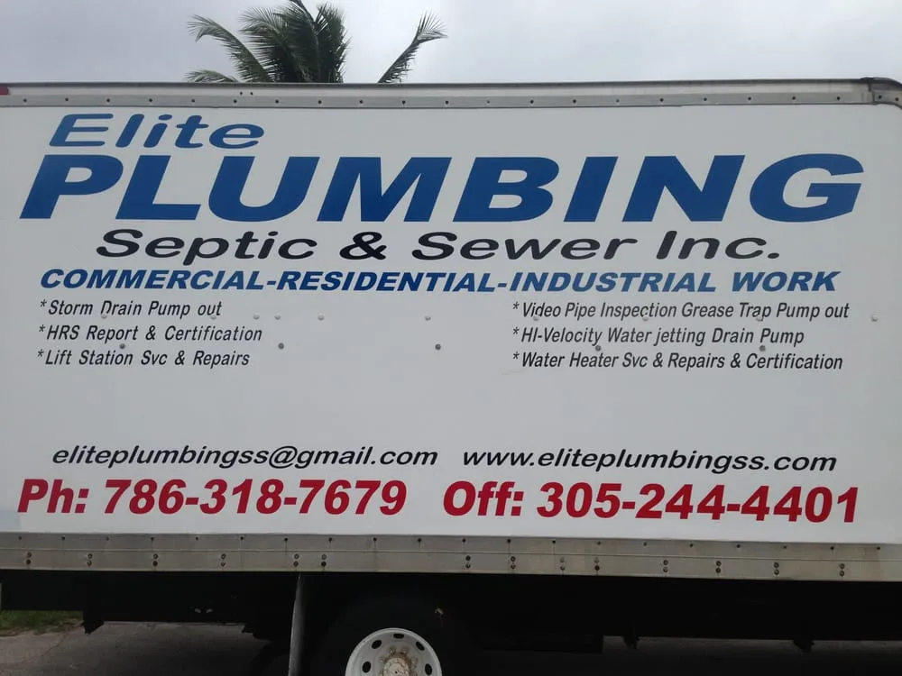 Slide of Elite Plumbing Septic & Sewer